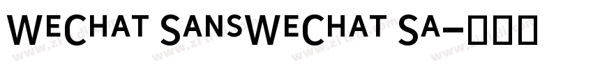 WeChat SansWeChat Sa字体转换